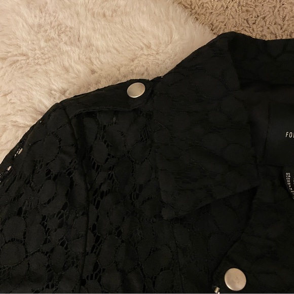 Black Lace Jacket Size Small - Picture 3 of 6